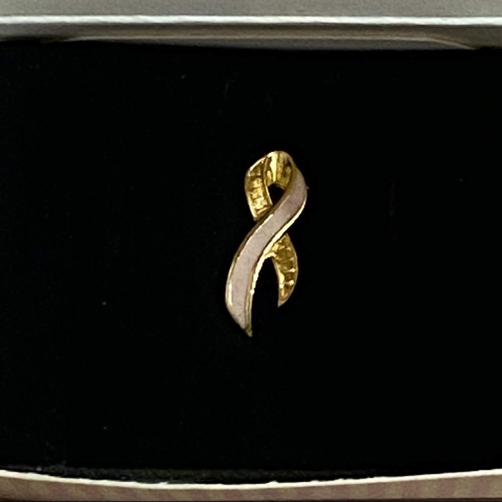 Vintage Avon Breast Cancer Ribbon Pin